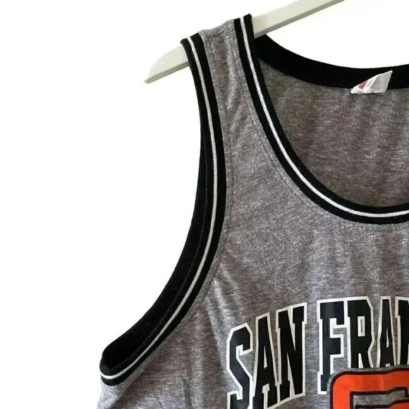 Mitchell & Ness Men San Francisco Giants Sleeveless Baseball Jersey SZ L #1036 - Picture 5 of 11